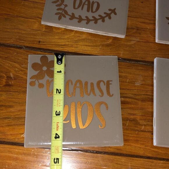 New Set if 4 Funny Ceramic Coasters - Picture 2 of 6